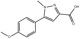 5-(4-Methoxyphenyl)-1-Methylpyrazole-3-carboxylic acid Structure