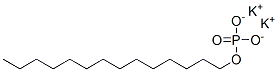 1-Tetradecanol, phosphate, potassium salt Structure