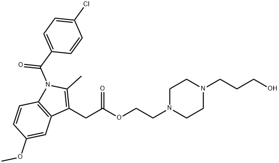 desproglumideproglumetacin Structure
