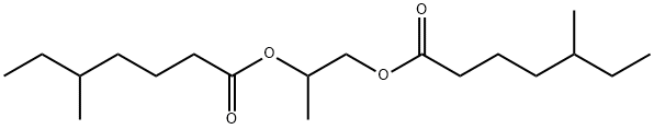 1-methylethane-1,2-diyl bis(5-methylheptanoate)  Structure