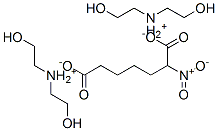 bis[bis(2-hydroxyethyl)ammonium] nitroheptanedioate Structure