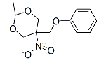 2,2-DIMETHYL-5-NITRO-5-PHENOXYMETHYL-1,3-DIOXANE Structure