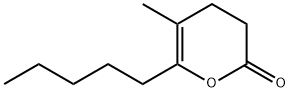 3,4-dihydro-5-methyl-6-pentyl-2H-pyran-2-one Structure