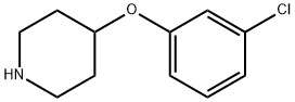 4-(3-CHLOROPHENOXY)PIPERIDINE Structure