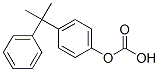 p-(1-methyl-1-phenylethyl)phenyl hydrogen carbonate Structure