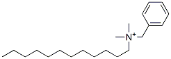 benzyldimethyllaurylammonium Structure