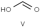 formic acid, vanadium salt Structure
