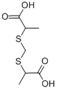 METHYLENEBIS(THIOLACTIC ACID) Structure