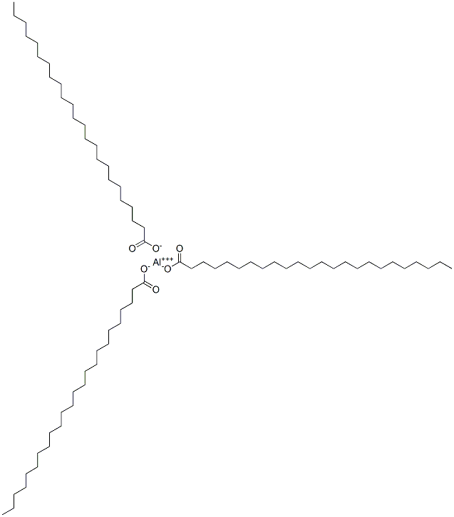aluminium tetracosanoate  Structure