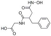 N-(3-hydroxyaminocarbonyl-2-benzyl-1-oxopropyl)glycine Structure