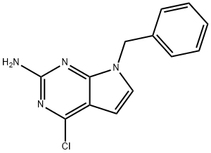 7-Benzyl-4-chloro-7H-pyrrolo[2,3-D]pyriMidin-2-aMine Structure