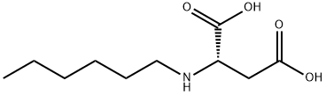 N-HEXYL ASPARTIC ACID Structure