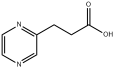 2-PYRAZINEPROPANOIC ACID Structure