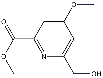 methyl 6-(hydroxymethyl)-4-methoxypicolinate Structure