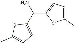 2-Thiophenemethanamine, 5-methyl-a-(5-methyl-2-thienyl)- Structure