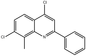 4,7-Dichloro-8-methyl-2-phenylquinoline Structure