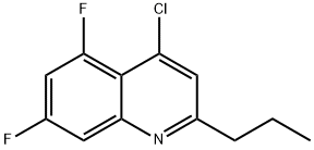 4-Chloro-5,7-difluoro-2-propylquinoline Structure