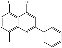 4,5-Dichloro-8-methyl-2-phenylquinoline Structure