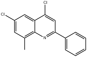 4,6-Dichloro-8-methyl-2-phenylquinoline Structure