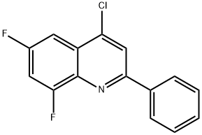 4-Chloro-6,8-difluoro-2-phenylquinoline Structure