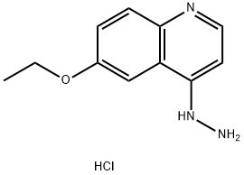 4-Hydrazino-6-ethoxyquinoline hydrochloride Structure