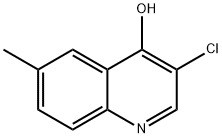 3-Chloro-4-hydroxy-6-methylquinoline Structure
