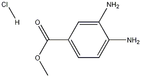 3,4-Diaminobenzoic Acid Methyl Ester Hydrochloride Structure