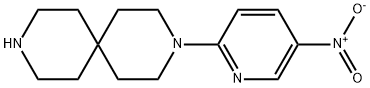 3-(5-nitropyridin-2-yl)-3,9-diazaspiro[5.5]undecane Structure