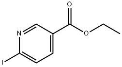 6-Iodopyridine-3-carboxylic acid ethyl ester Structure