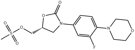 (R)-N-[3-(3-氟-(4-吗啉基)苯基)-2-氧代-5-唑烷基]甲醇甲磺酸酯