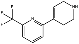 4-[6-(Trifluoromethyl)pyrid-2-yl]-1,2,3,6-tetrahydropyridine Structure