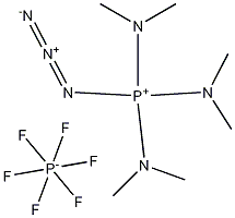 AZIDOTRIS(DIMETHYLAMINO)PHOSPHONIUM HEXAFLUOROPHOSPHATE Structure