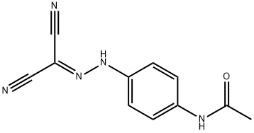 N-(4-((Dicyanomethylene)hydrazino)phenyl)acetamide Structure