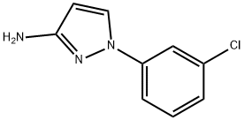 1-(3-CHLOROPHENYL)-1H-PYRAZOL-3-AMINE Structure