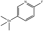 2-Fluoro-5-(trimethylstannyl)pyridine Structure