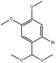 1-Bromo-2-(dimethoxymethyl)-4,5-dimethoxybenzene Structure