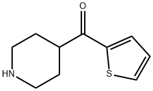 4-Piperidinyl(2-thienyl)methanone Structure