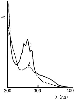 常山及其混伪品的紫外光谱图