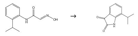 synthesis of 7-Isopropyl-1H-indole-2,3-dione synthesis of 7-Isopropyl-1H-indole-2,3-dione
