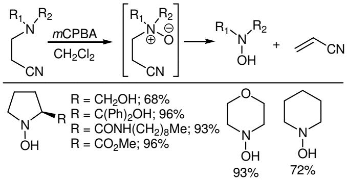 Cope-elimination using 3-Chloroperoxybenzoic acid.png Article illustration