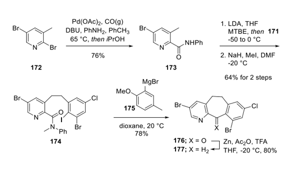 Lonafarnib Tricycle synthesis Article illustration