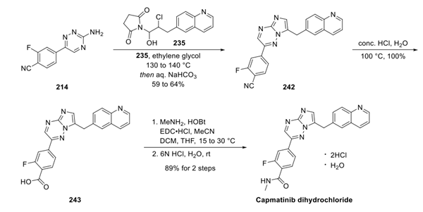 Capmatinib Dihydrocholride synthesis Article illustration