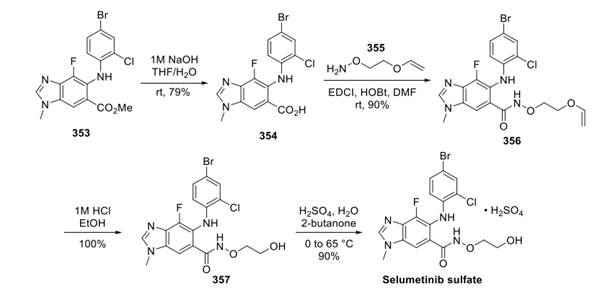 Selumetinib Sulfate synthesis Article illustration