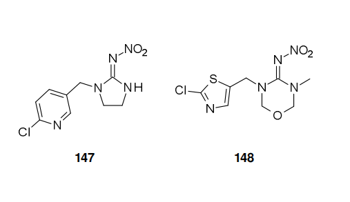 Imidacloprid (147) and thiamethoxam (148) Article illustration