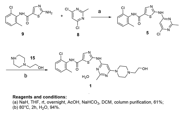 Dasatinib monohydrate Article illustration