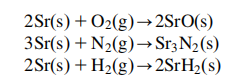 STRONTIUM reactions with air, nitrogen, and hydrogen Article illustration