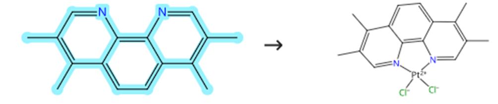 3,4,7,8-四甲基-1,10-菲罗啉络合金属铂离子