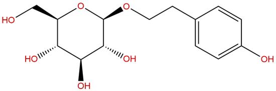 Fig2.Constitutional formula of salidroside Article illustration