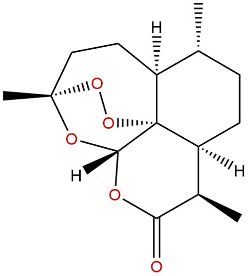 Fig2.Constitutional formula of artemisnin Article illustration