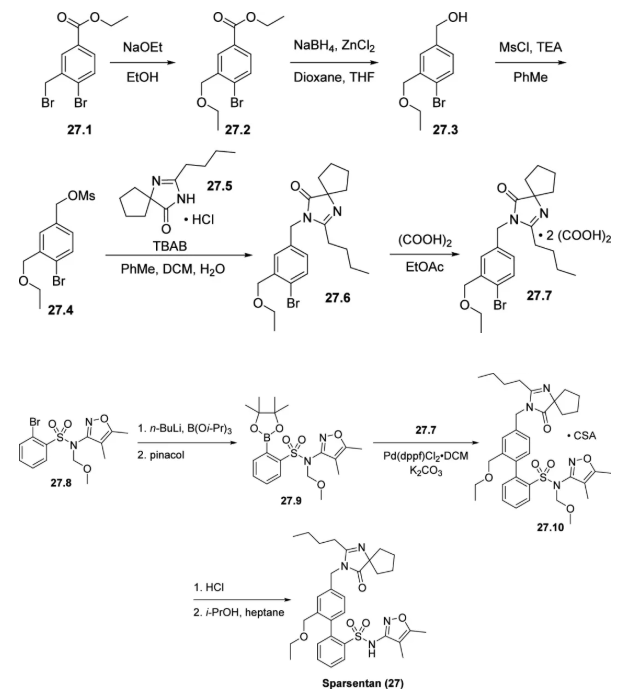 司帕生坦合成路线